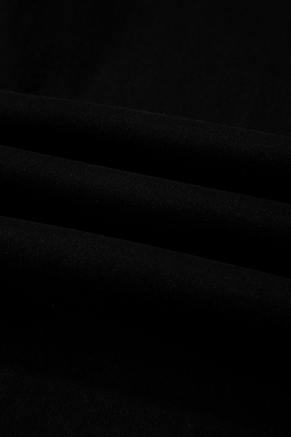 Black 2-Button High Waist Flared Bottom Jeans