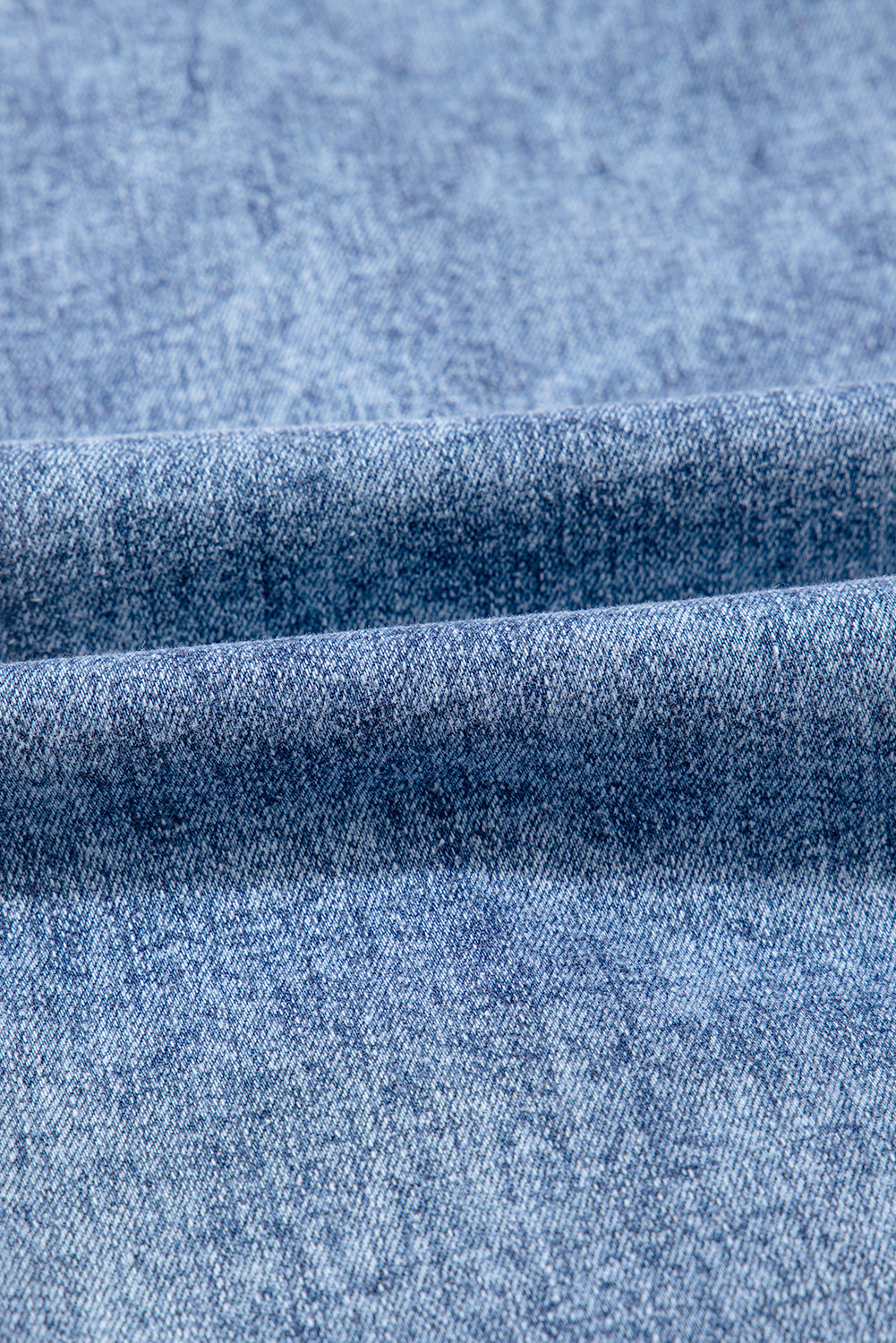 Ashleigh Blue Mineral Wash Bottom Cuff Distressed Wide Leg Jeans